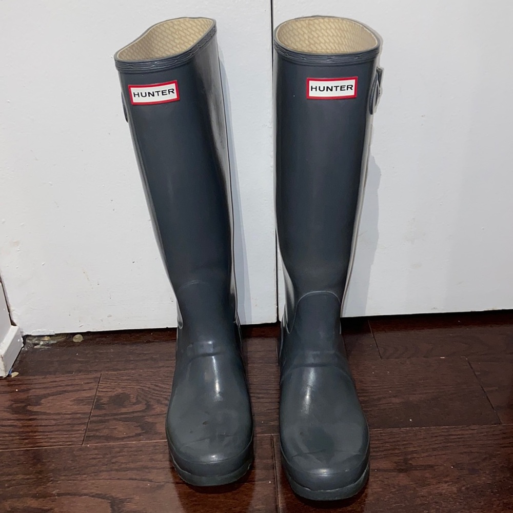 Women’s Tall Grey Hunter Boots